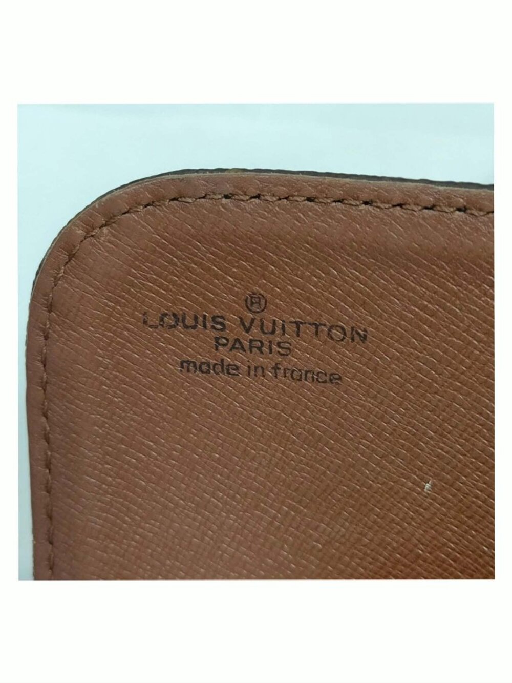 Authentic Louis Vuitton Cartouchiere MM Crossbody Bag Monogram Canvas Vintage - Picture 11 of 11